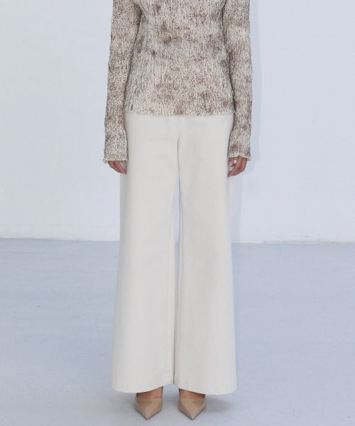 EN OR BIZO DETAIL FLARE PANTS