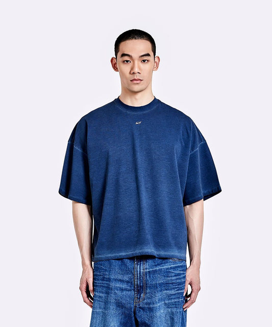 51PERCENT Dying t shirt - Deep blue